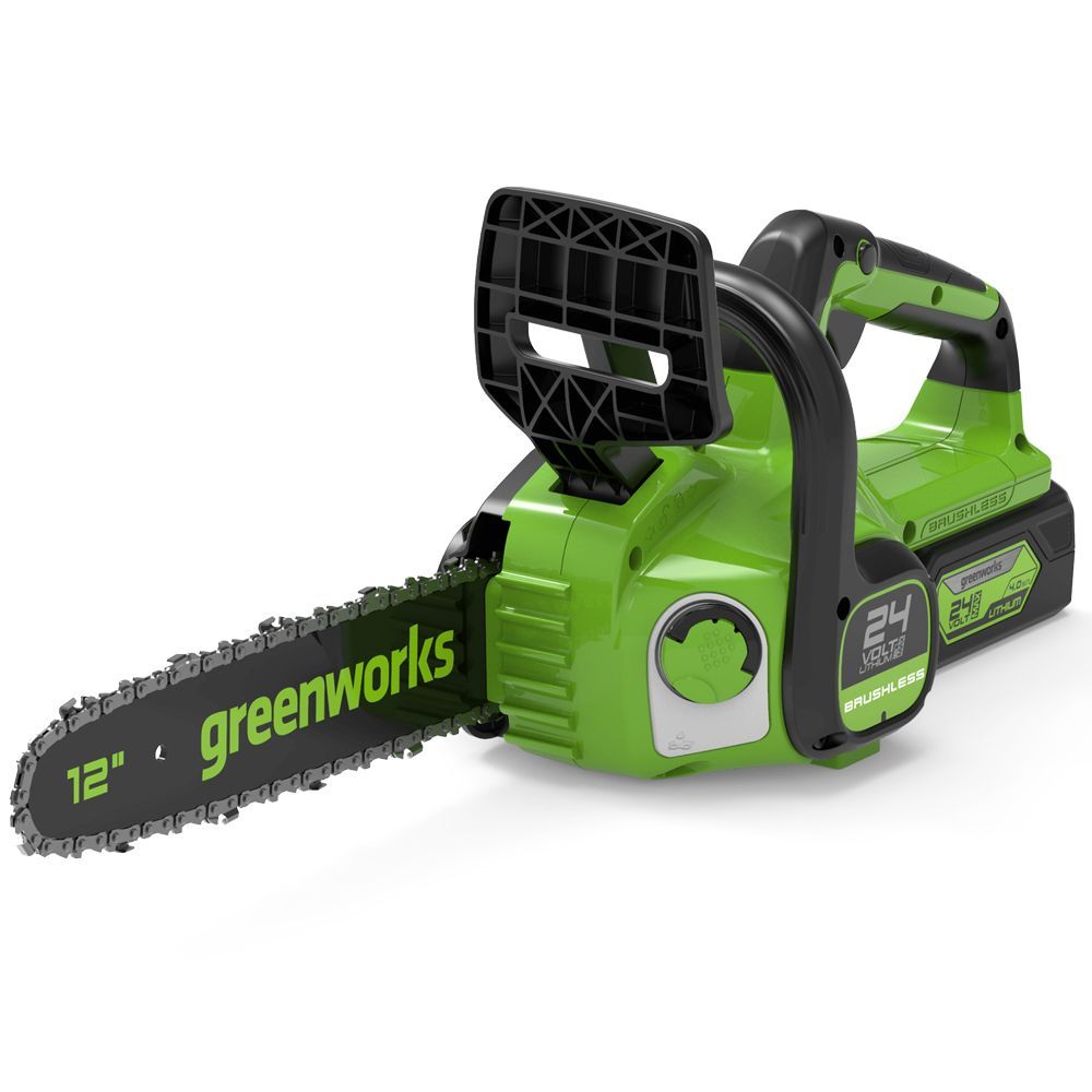 Motorsav Greenworks GD24CS30; 24 V; 30 cm savsværd(uden batteri og oplader)