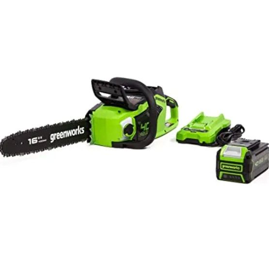 Motorsav Greenworks GD24X2CS36K4x; 2x24 V; 2x4,0 Ah; 36 cm strimmel