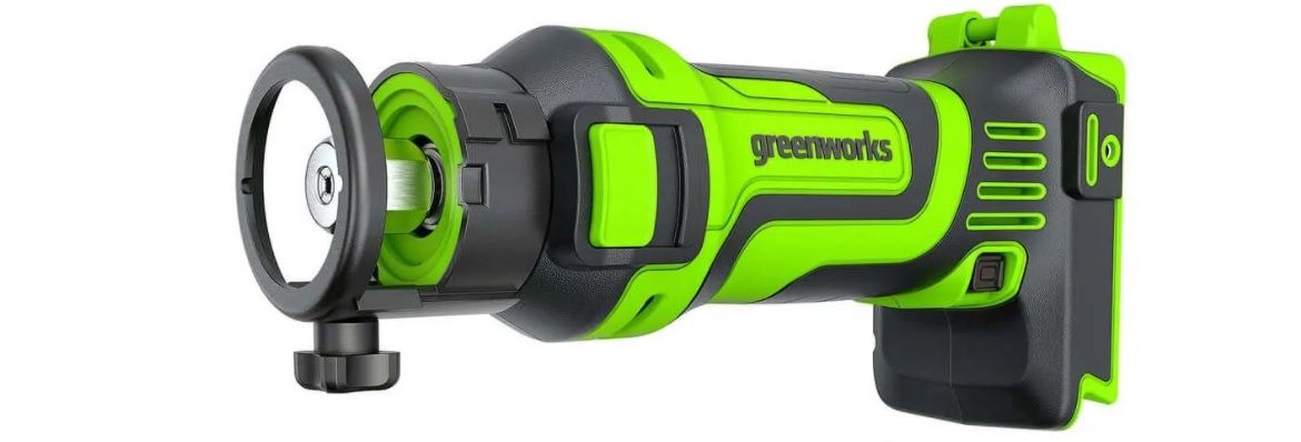 Gipssag Greenworks G24SS; 24 V (uden batteri og oplader)