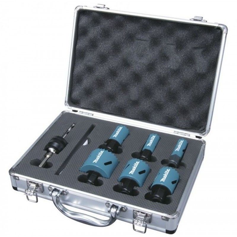 Hulsave sæt Makita E-12304; 19-57 mm; 8 stk.