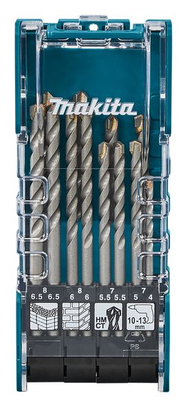 Betonborsæt Makita D-73483; 12 stk.