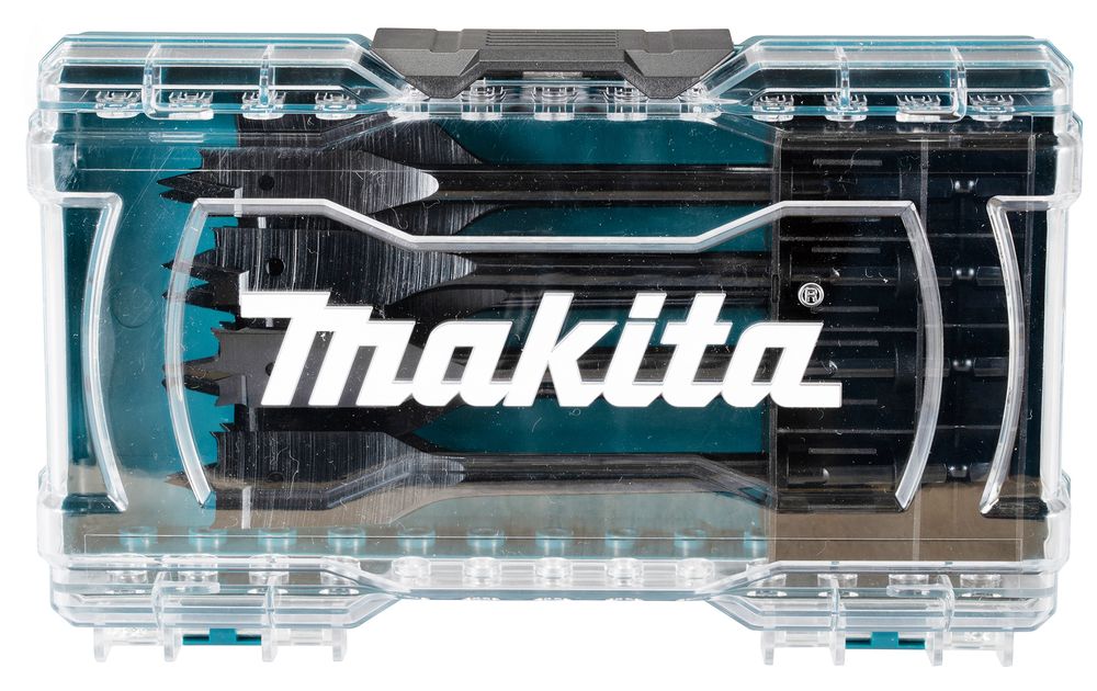 Flatbit sæt til træ Makita E-08698; 12-32 mm; 8 stk.