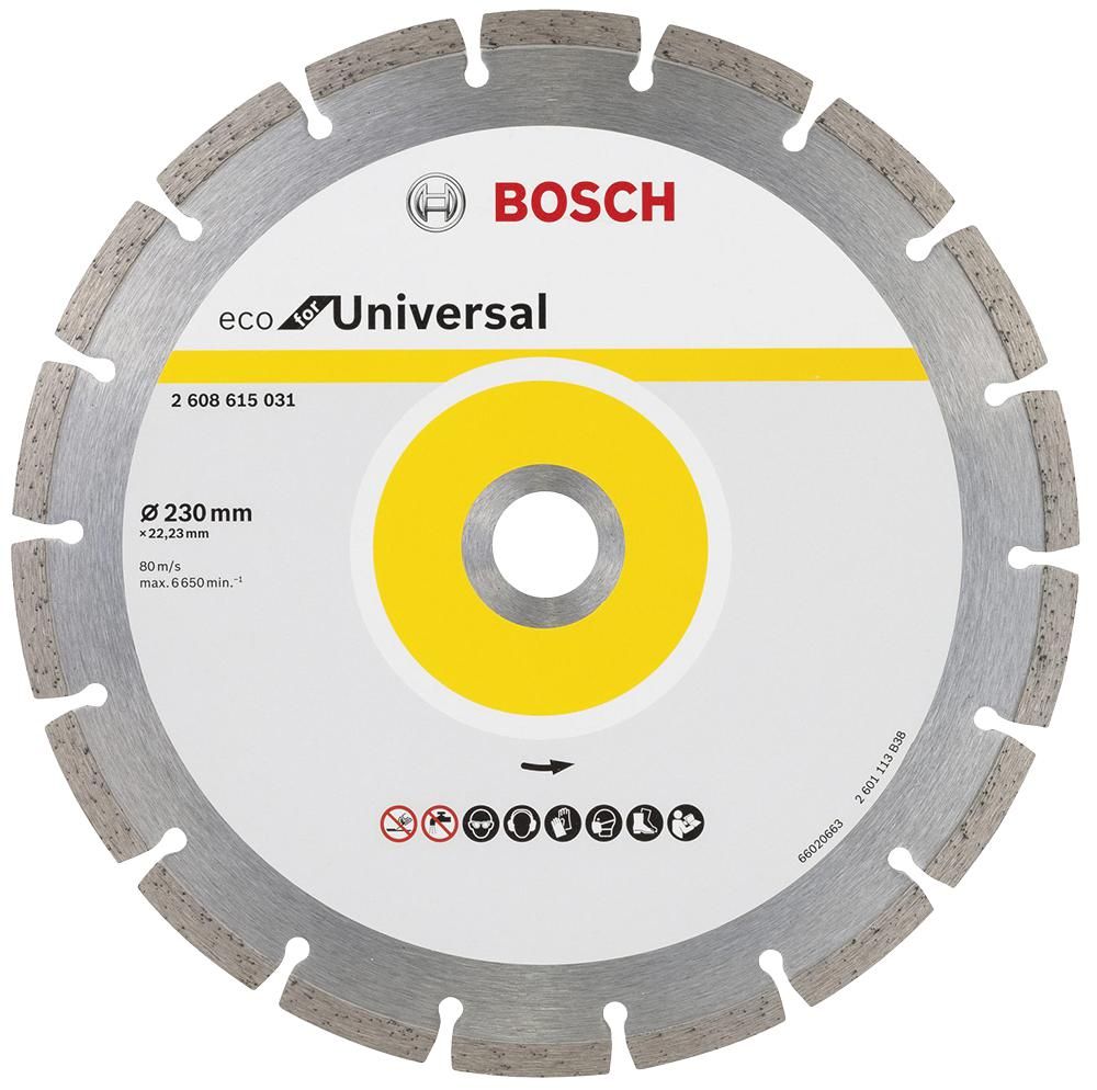 Diamantskæreskive Bosch Eco for Universal 2608615031; 230x22,23 mm