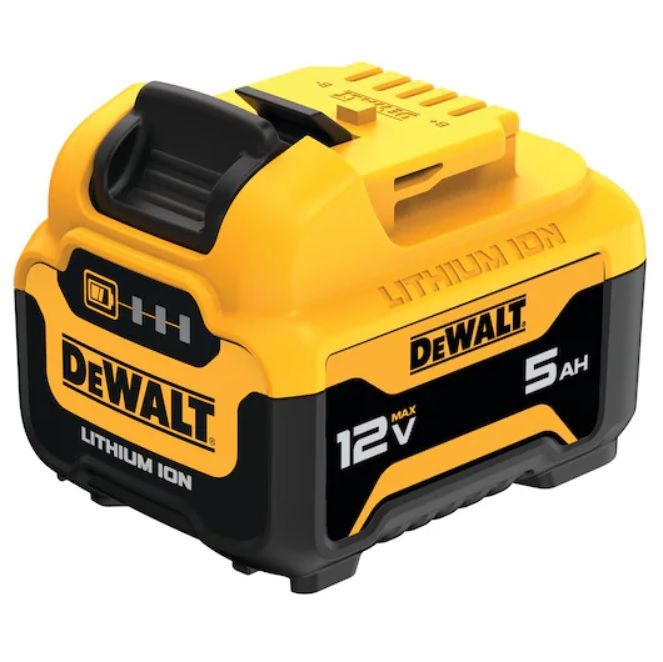 Batteri DeWalt DCB126-XJ; 12 V; 5,0 Ah; Li-ion