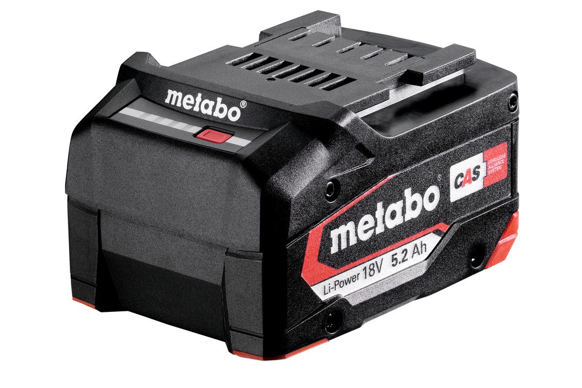 Batteri Metabo 625028000; 18 V; 5,2 Ah