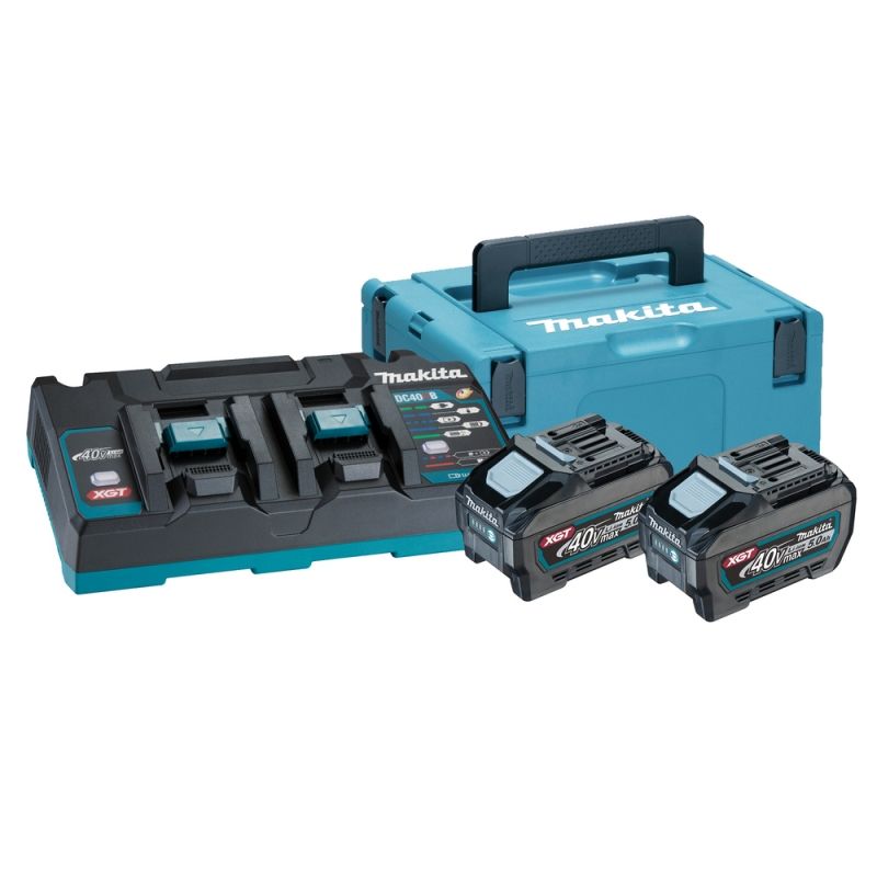 Tilbehørssæt Makita 191U13-9; 40 V; 2x5,0 Ah batt.