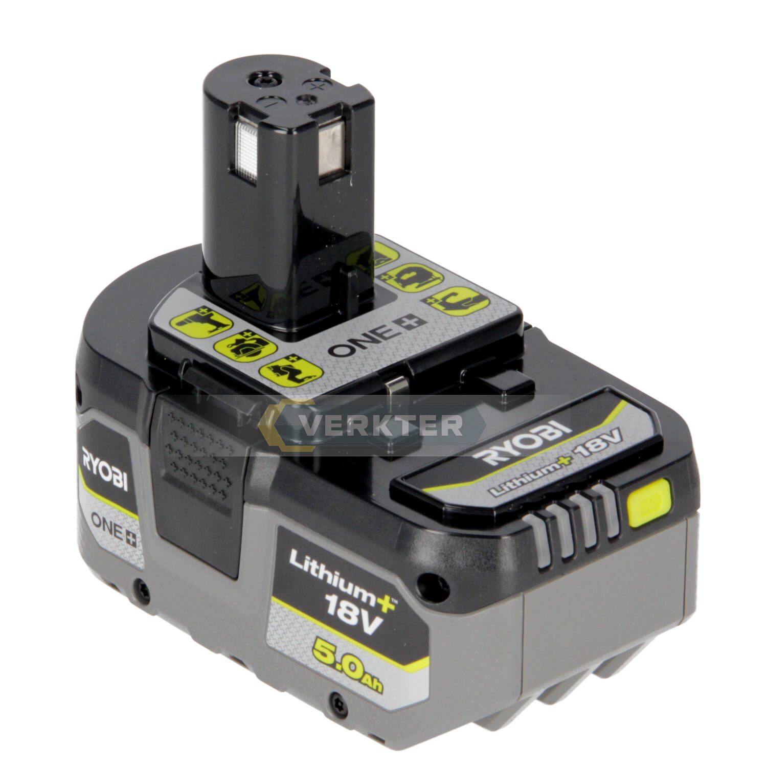 Batteri Ryobi RB18L50; 18 V; 5,0 Ah; Li-ion