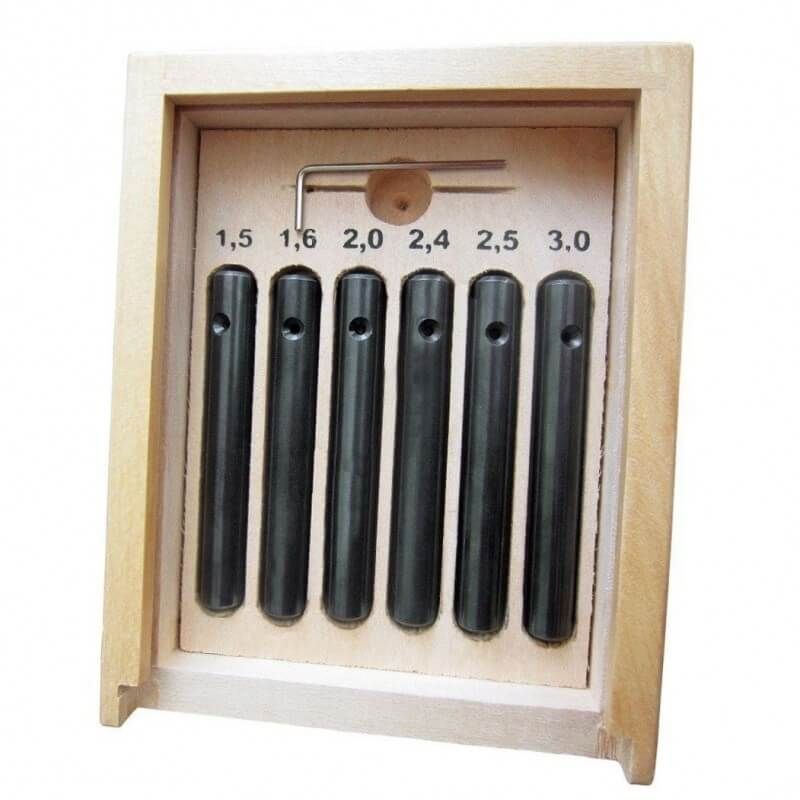 Borslibemaskinen Proxxon; BSG 220; 1,5 - 3 mm; 6 stk.