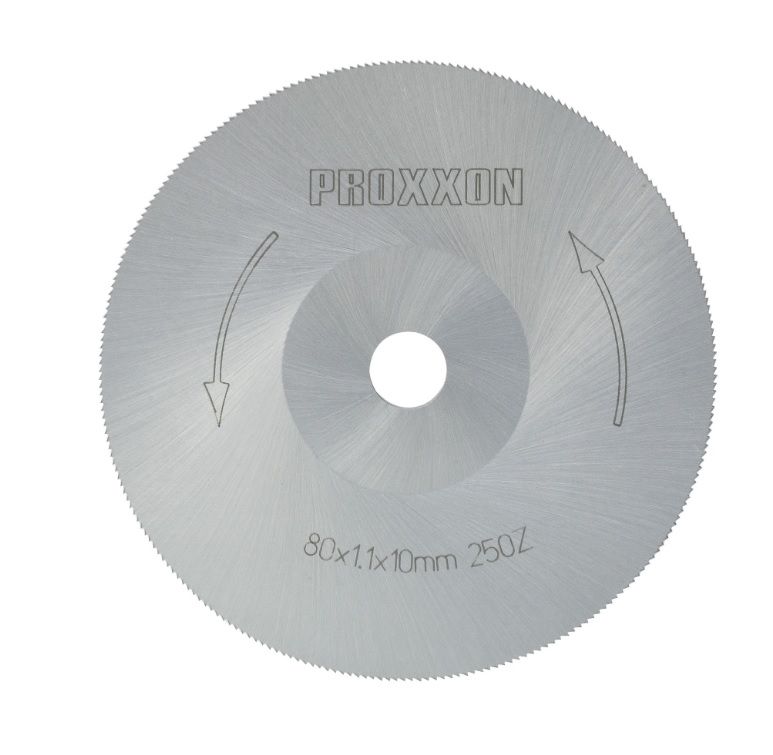 Rundsavklinge Proxxon; 80x1,1x10,0 mm; Z250