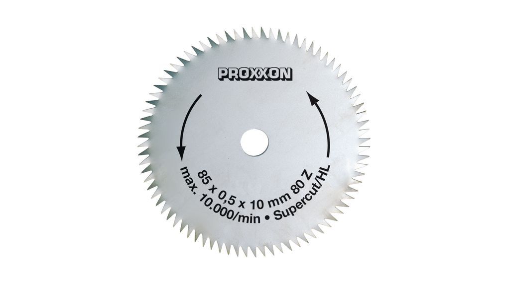 Rundsavklinge Proxxon; 85x0,5x10,0 mm; Z80