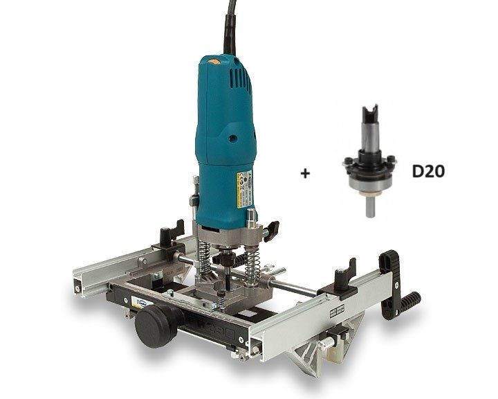 Overfræser Virutex FR129VB/250 + tilbehør