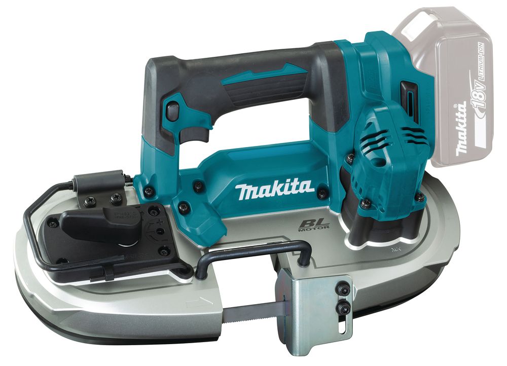 Båndsag Makita DPB184Z; 18 V (uden batteri og oplader)