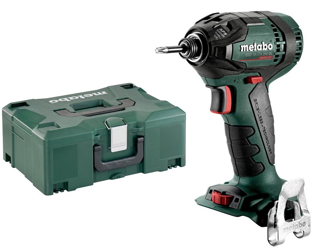 Slagskruetrækker / bor Metabo SSD 18 LTX 200 BL; 18 V (uden batteri og oplader)