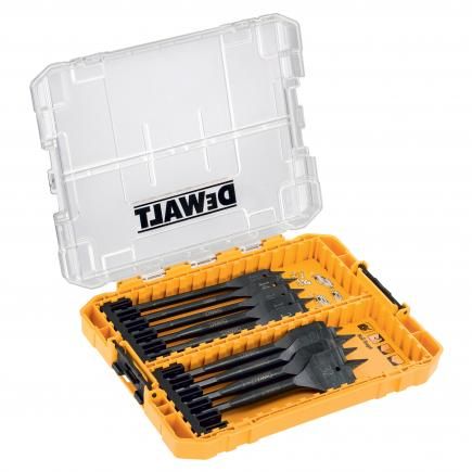 Flatbit sæt til træ DeWalt DT70751-QZ; 12-32 mm; 9 stk.