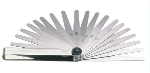 Precisionsfølermåler Bahco 1547; 0,05-1 mm; 20 stk.