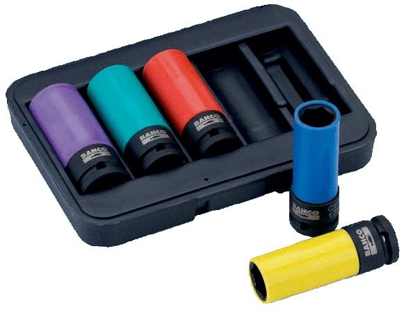 Topnøglesæt Bahco BWSS12P5; 1/2''; 5 stk.