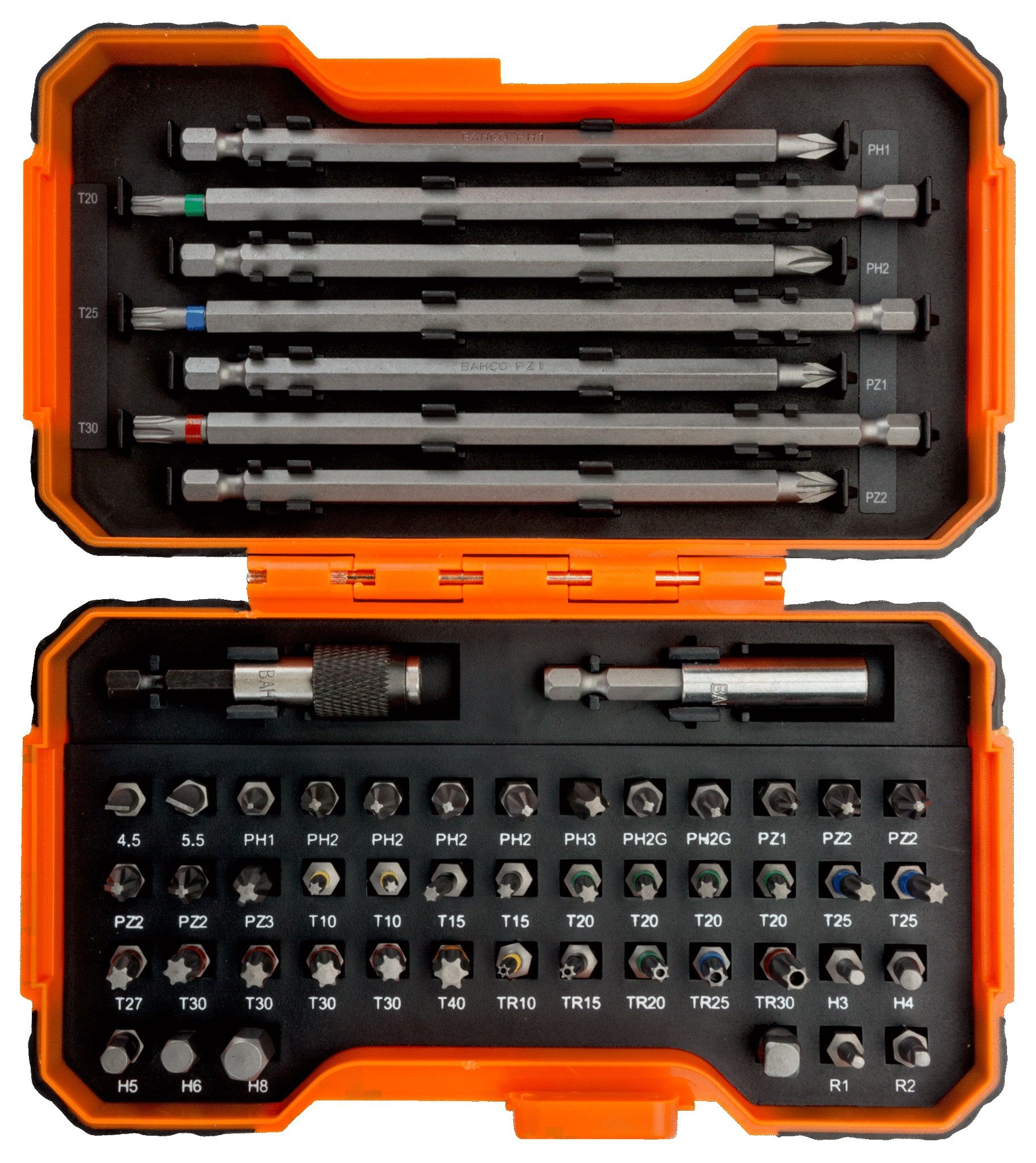 Bitssæt Bahco 59/S54BC; 54 stk.