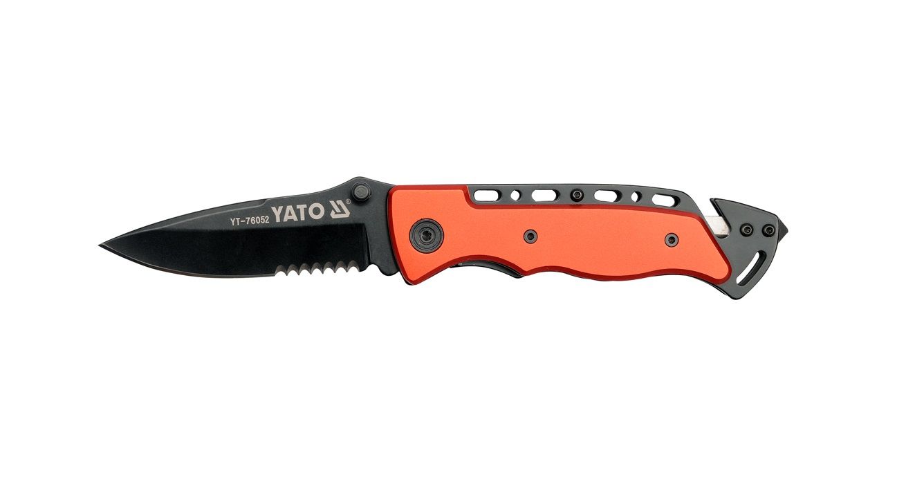 Kniv med tandklinge Yato YT-76052