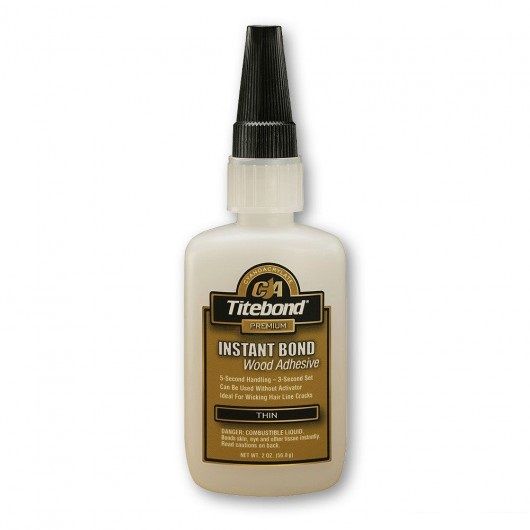 Hurtiglim til universel brug Titebond Instant Bond Thin; 56,8 ml