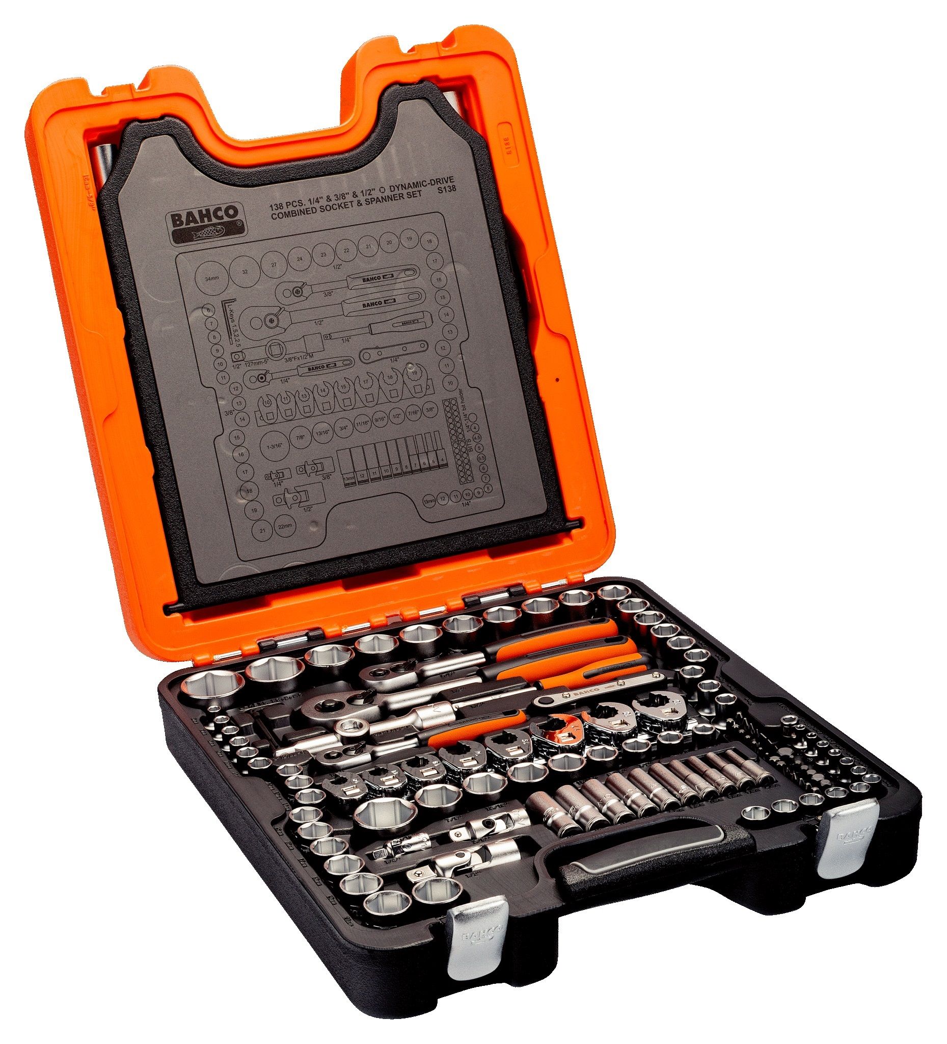 Værktøjssæt Bahco S138; 138 stk.