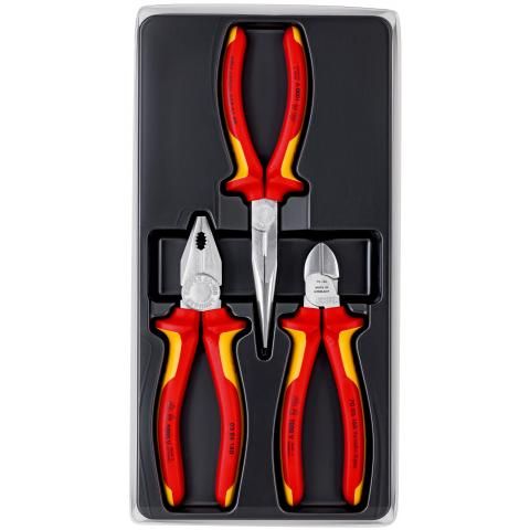 Plier indstillet til elektriker Knipex 002012; 3 stk.