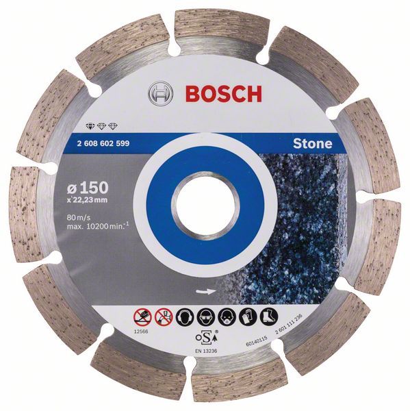 Diamantskæreskive Bosch PROFESSIONAL FOR STONE; 150 mm