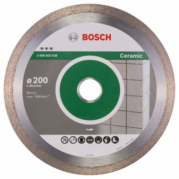 Diamantskæreskive Bosch PROFESSIONAL FOR CERAMIC; 200 mm