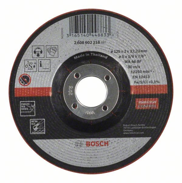 Slibeskive Bosch WA 46 BF; 125x3 mm
