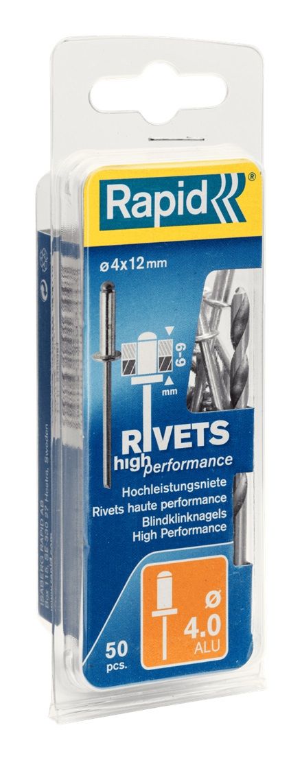 Nitter Rapid; 4 mm; 12 mm; 50 stk.