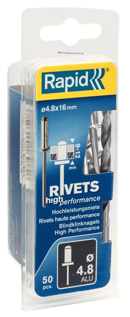 Nitter Rapid; 4,8 mm; 16 mm; 50 stk.