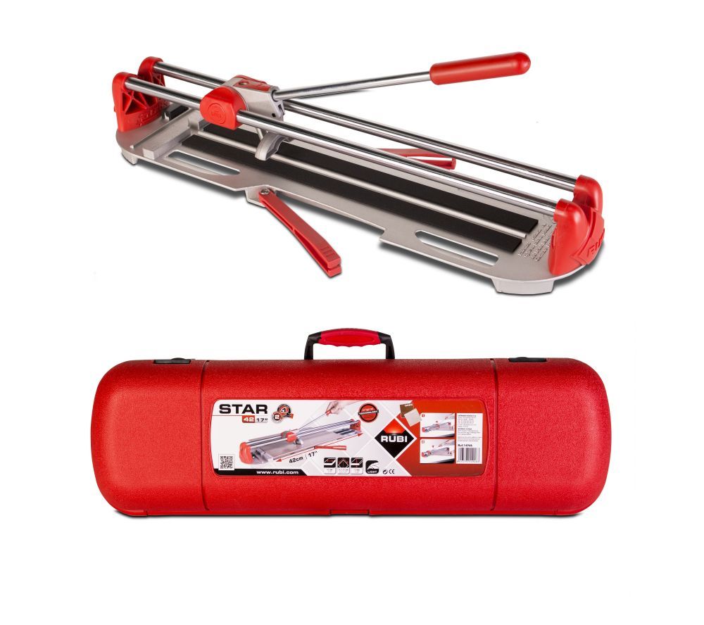Flisesav manuel Rubi STAR-42 + koffert