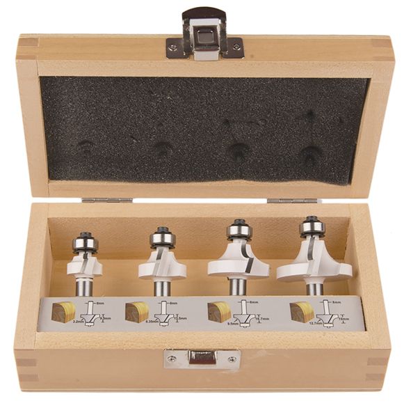 Fræsersæt Makita D-53534; 4 stk.