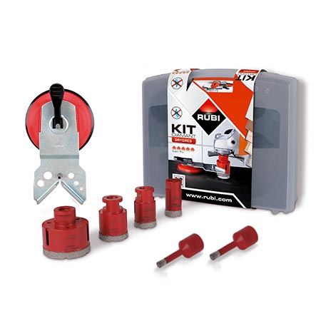 Diamant hulssave sæt Rubi Dry Gres; 6 stk.