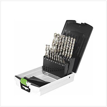 Metalborsæt Festool HSS D 1-10 Sort/19x; 1-10 mm; 19 stk.