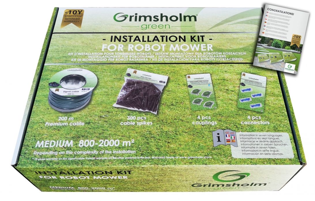Kit til installation af græsrobot Grimsholm M; 200 m