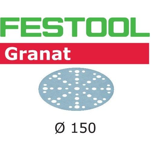 Sandpapir til excentersliber Festool STF 150 mm; 48; P180; GR; 10 stk.