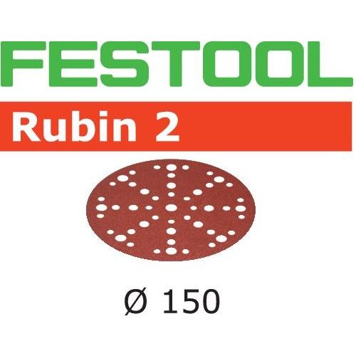 Sandpapir til excentersliber Festool STF 150 mm; 48; P220; RU2; 10 stk.