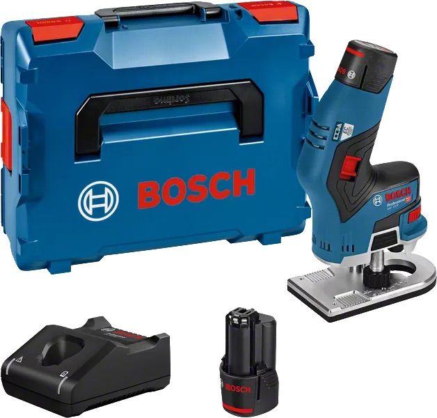 Kantfres  Bosch GKF 12V-8; 12 V; 2x3,0 Ah batt.