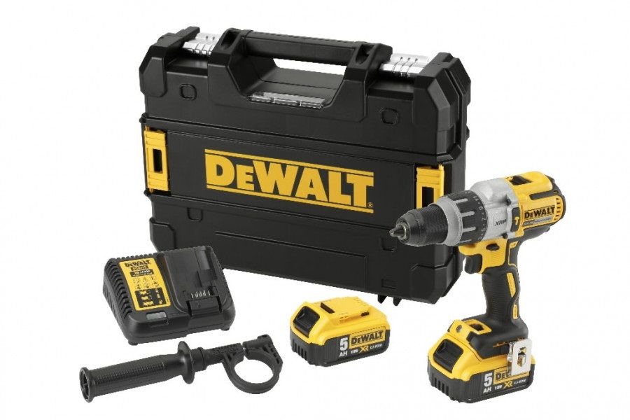Slagskruetrækker / bor DeWalt DCD996P2-QW; 18 V; 2x5,0 Ah batt.