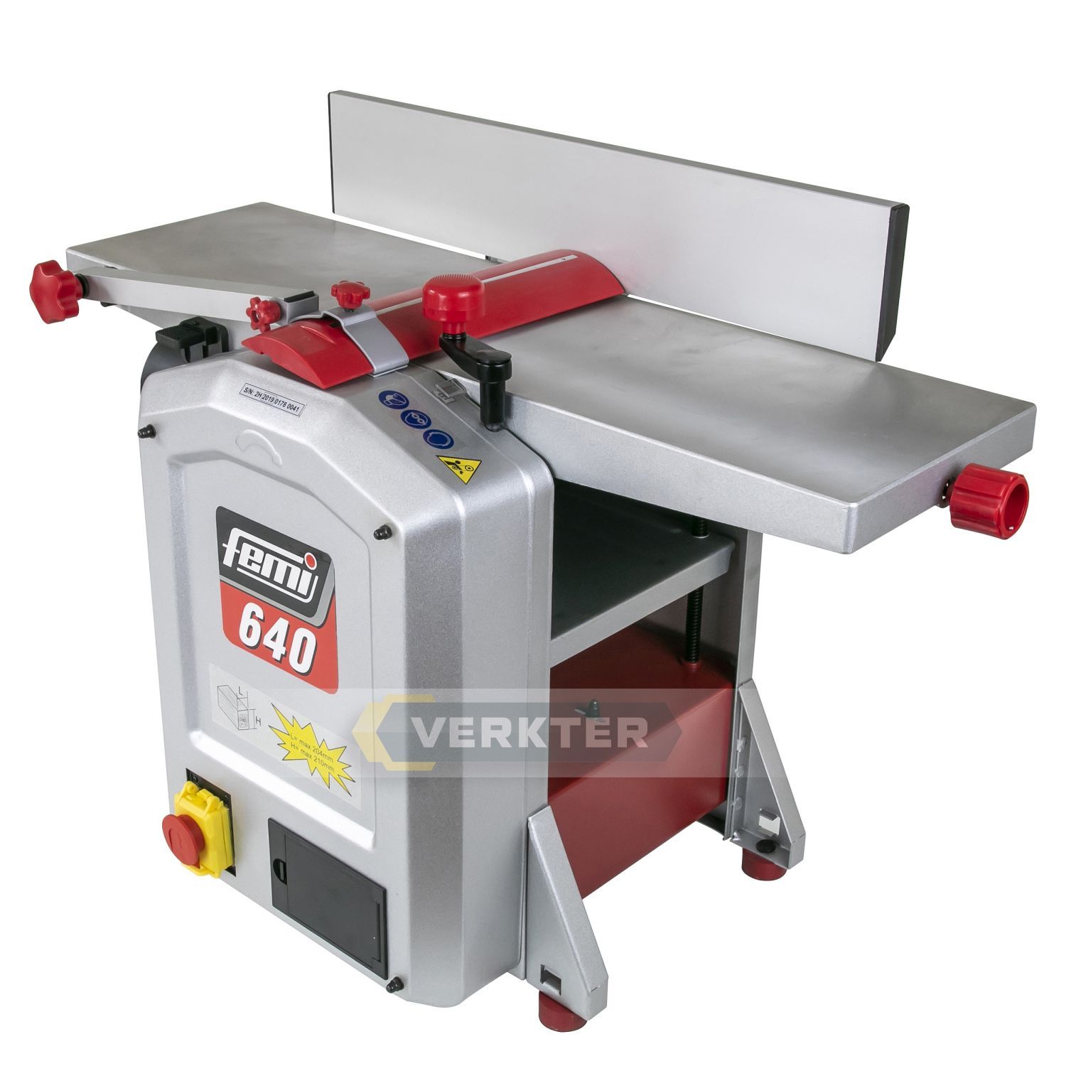 Afretter og tykkelseshøvl ''2 i 1'' maskin Femi 640