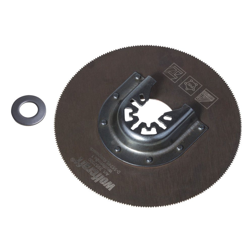 Rundt segmentsagblad Wolfcraft 3957000; 100 mm