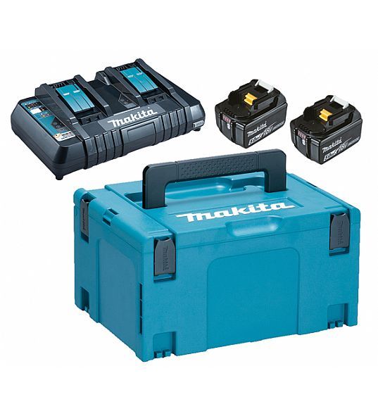 Tilbehørssæt Makita Powerpack 18V 2 x 5,0 Ah