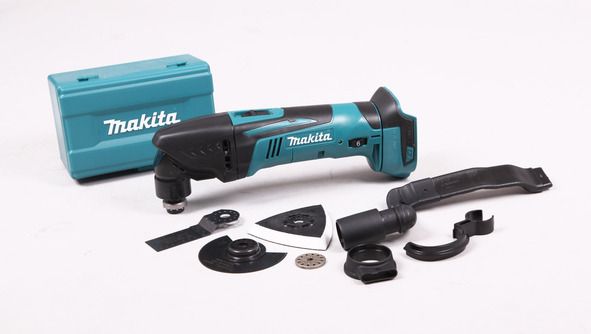 Multifunktionsværktøj Makita DTM50ZX1; 18 V (uden batteri og oplader) + Tilbehør