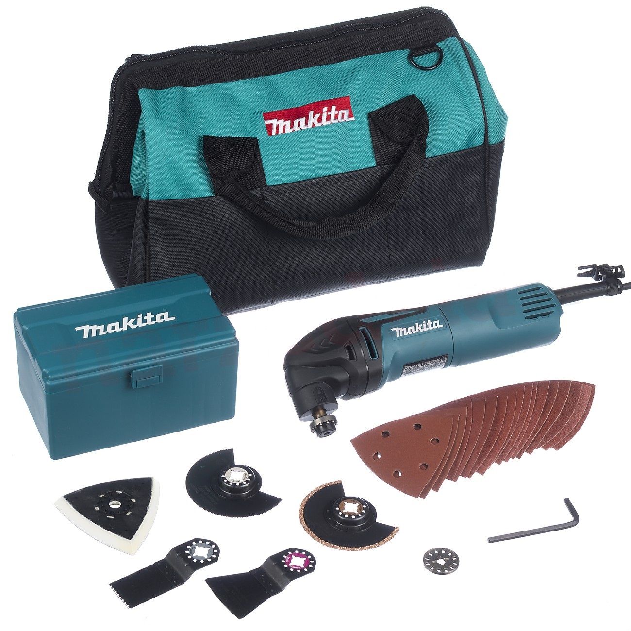 Multifunktionsværktøj Makita TM3000CX6 + tilbehør