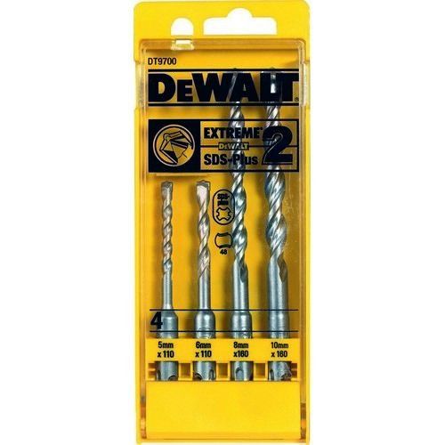 Borsæt DeWalt DT9700; SDS-Plus; 4 stk.