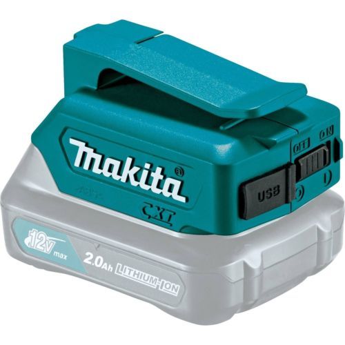 Batteriadapter Makita 12V -> USB Til opladning af telefonbatterier