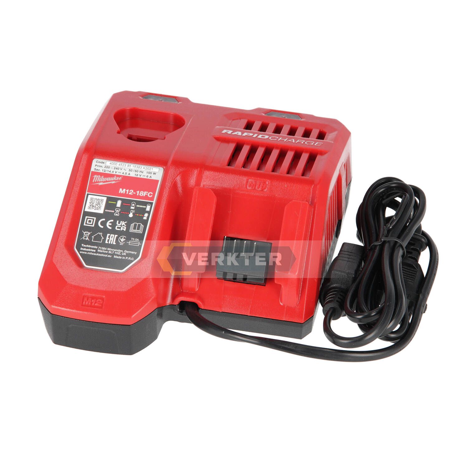 Hurtig oplader Milwaukee M12-18 FC; 12-18 V