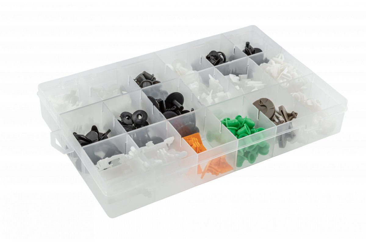 Klipsskinne sæt Hogert HT8G561; 160 stk.