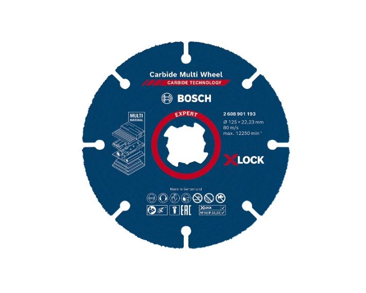 Rundsavklinge Bosch 2608901193; 125x22,23 mm; X-Lock