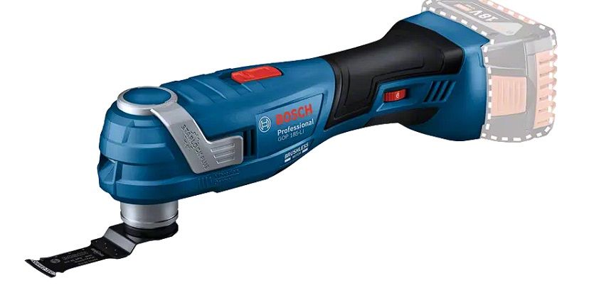 Multifunktionsværktøj Bosch GOP 185-LI Professional; 18 V (uden batteri og oplader)